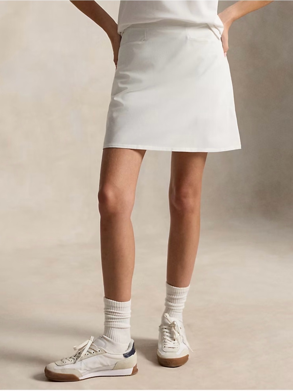 RLX Ralph Lauren Performance Pleated Golf Skort 17” Ceramic White NWT Size Med - Picture 3 of 11